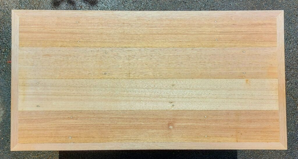 Alpina solid wood coffee table in modern round minimalist style